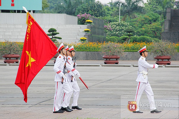 Lễ chào cờ đặc biệt ở Quảng trường Ba Đình trong ngày Sinh nhật Bác 19/5 10