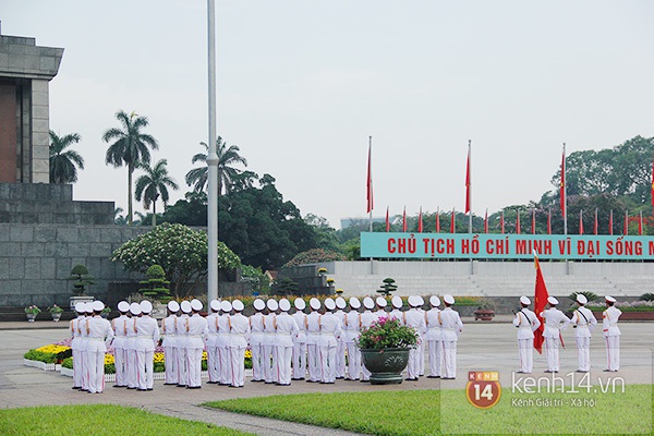 Lễ chào cờ đặc biệt ở Quảng trường Ba Đình trong ngày Sinh nhật Bác 19/5 2