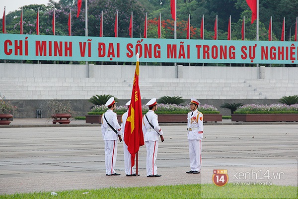 Lễ chào cờ đặc biệt ở Quảng trường Ba Đình trong ngày Sinh nhật Bác 19/5 16