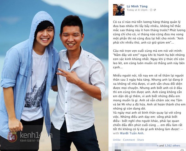 Đám tang Wanbi Tuấn Anh phủ "màu trắng" Facebook sao tuần qua 7