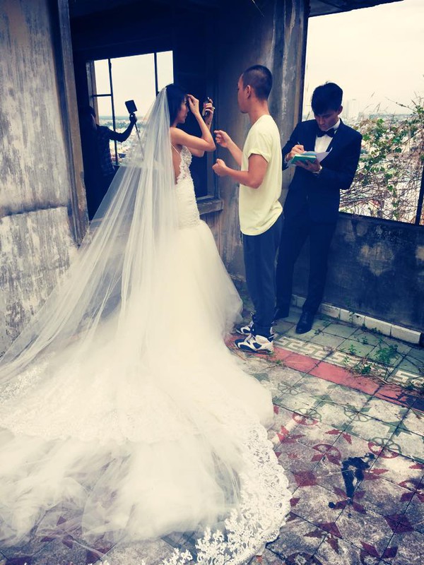 Hé lộ hậu trường chụp ảnh cưới của Công Vinh - Thủy Tiên 7