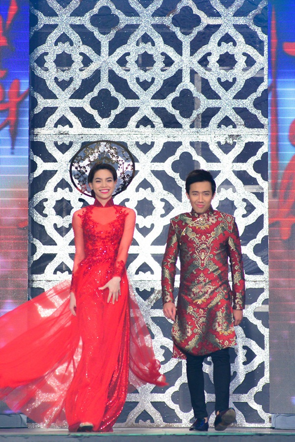 Dàn sao Việt rạng rỡ diễn thời trang áo dài đón Xuân 9