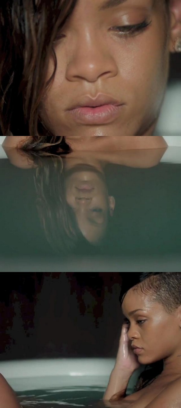 Rihanna tung MV mới từ bồn tắm 1