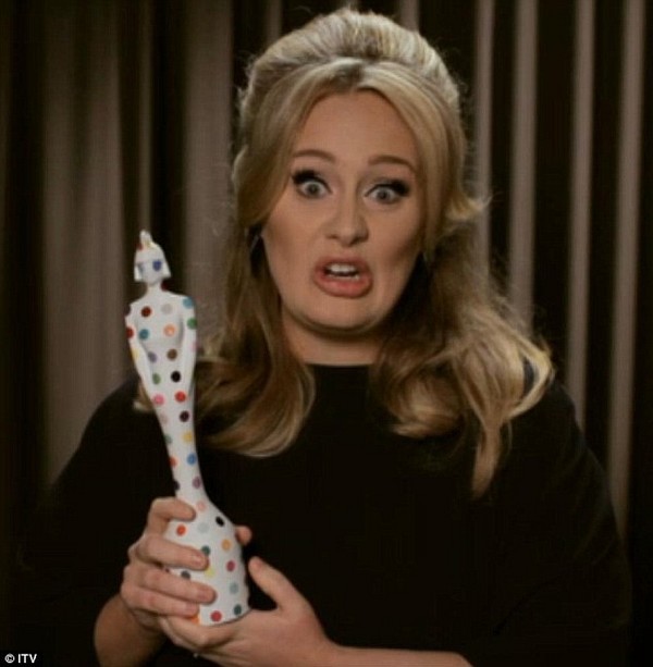 Adele và One Direction chiến thắng tại "Brit Awards 2013" 4