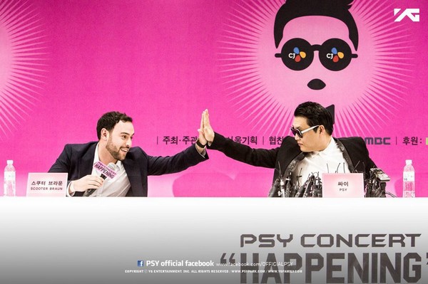 Psy hạnh phúc hơn là nhờ quản lý của Justin Bieber 2