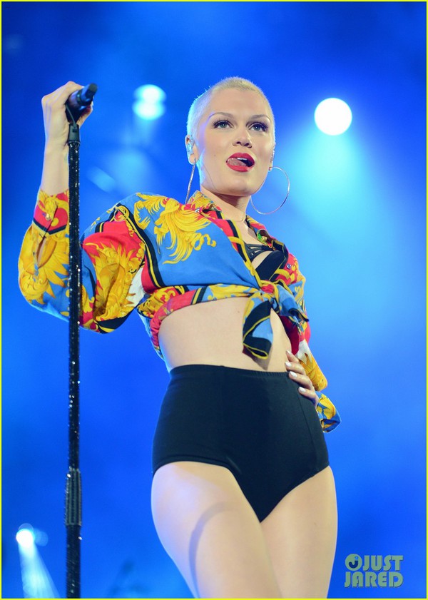 Jessie J ngừng biểu diễn để ngăn fan đánh nhau 1