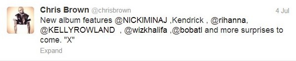 Rihanna tức tối chửi bới vì bị đưa vào album của Chris Brown 2