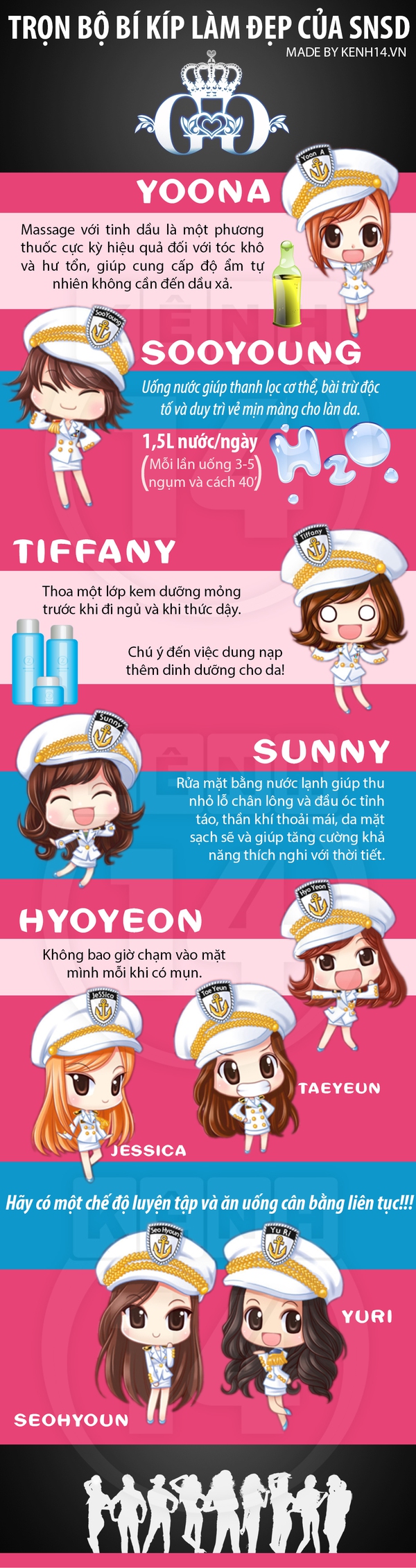 C&aacute;c tuyệt chi&ecirc;u đặc biệt gi&uacute;p bạn "đẹp như SNSD" 1