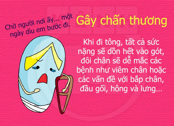 Nhìn vào mặt trái khôn lường khi đi dép tông 2