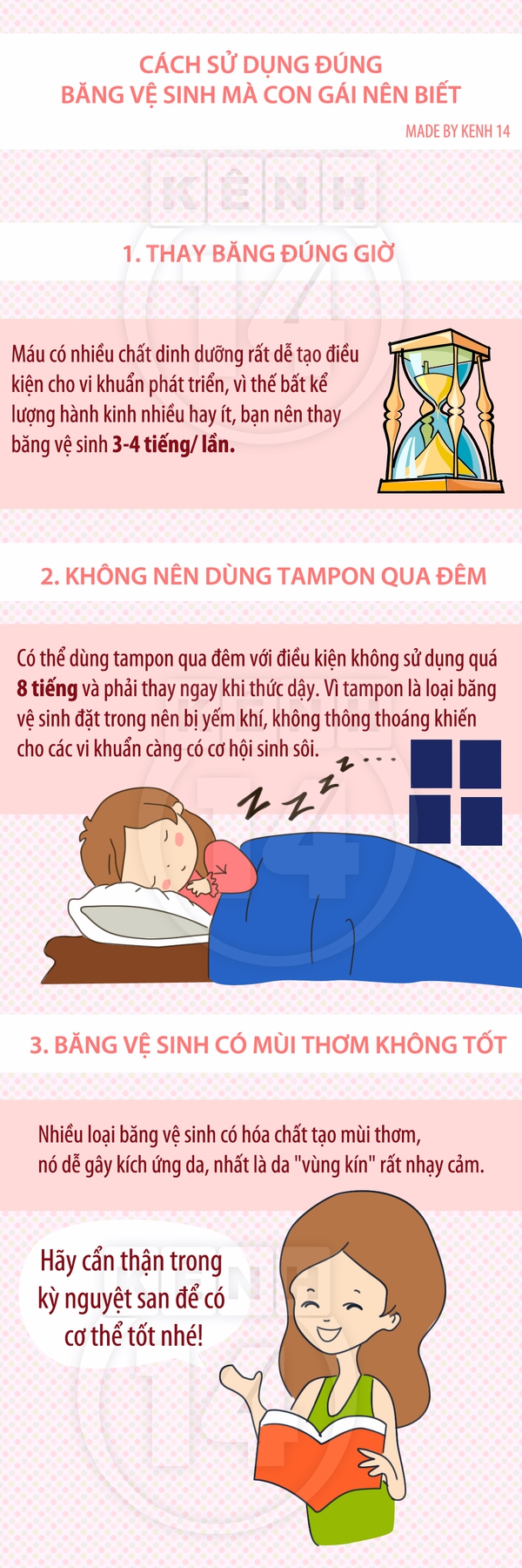 Cách sử dụng băng vệ sinh "chuẩn cho các nàng" 1