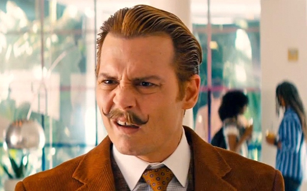 Johnny Depp sở hữu 20 bộ ria mép trong “Mortdecai” 1