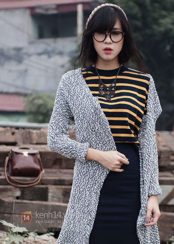 Cardigan đa phong cách cho tiết trời chuyển mùa 2