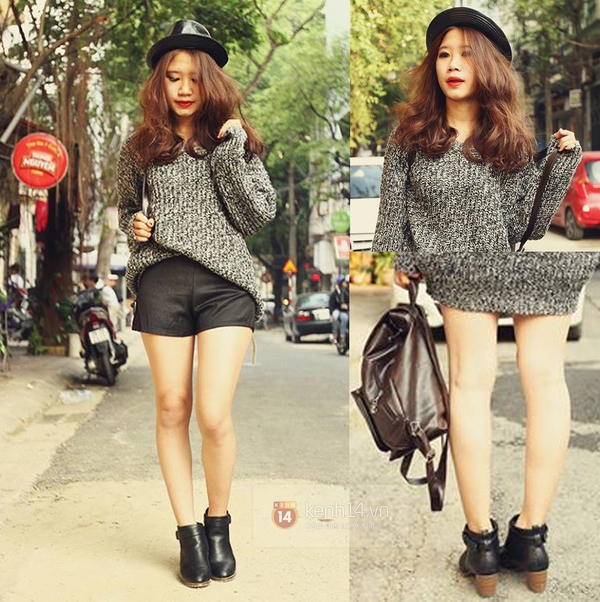 Street style ấm áp đầu tháng 12 của giới trẻ Hà Nội 1