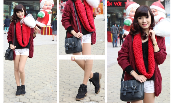 Street style ấm áp đầu tháng 12 của giới trẻ Hà Nội 5