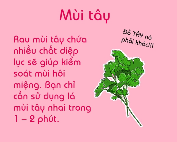 Trị hôi miệng trong “nháy mắt” bằng nguyên liệu có sẵn 3