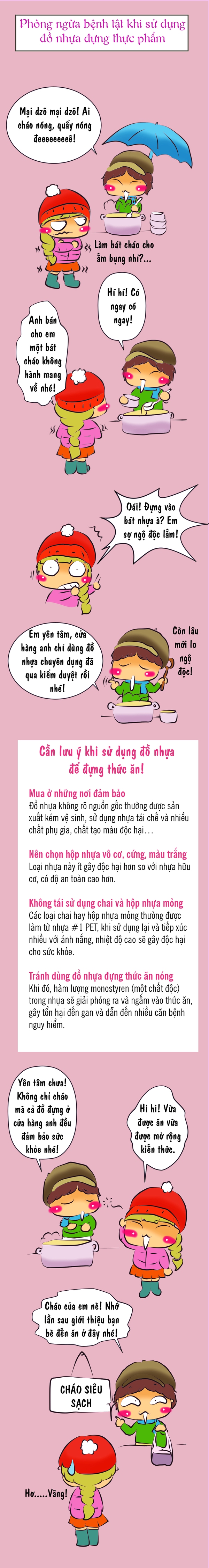 Cách bảo vệ sức khỏe khi sử dụng đồ nhựa đựng đồ ăn 1