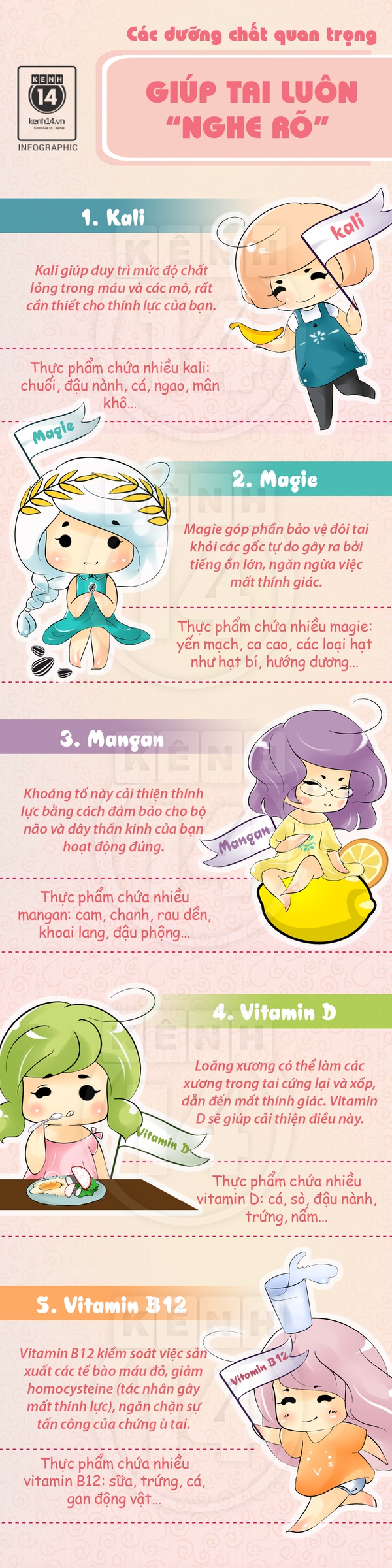 C&aacute;c dưỡng chất quan trọng gi&uacute;p tai lu&ocirc;n &ldquo;nghe r&otilde;&rdquo; 1
