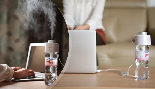 Thiết bị nhỏ gọn biến mọi chai nước th&agrave;nh m&aacute;y phun sương 1