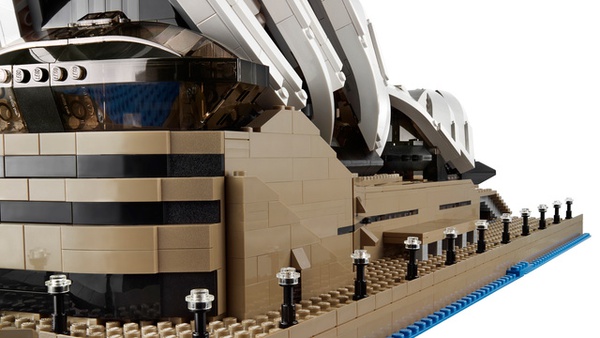 Bộ Lego gần 3.000 viên gạch mô phỏng nhà hát Opera Sydney 3