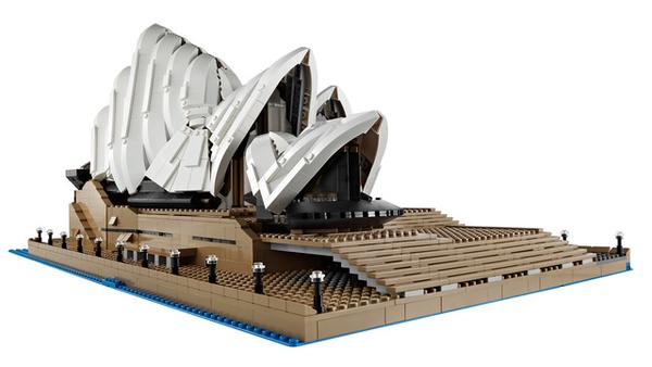 Bộ Lego gần 3.000 viên gạch mô phỏng nhà hát Opera Sydney 5