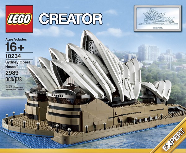 Bộ Lego gần 3.000 viên gạch mô phỏng nhà hát Opera Sydney 1