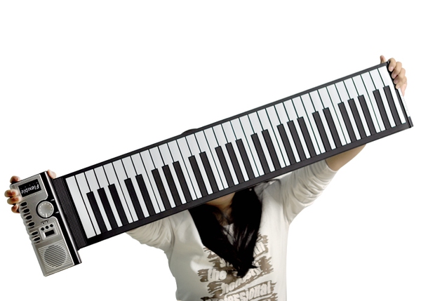 Đàn Piano điện tử có thể cuộn lại được như giấy 3