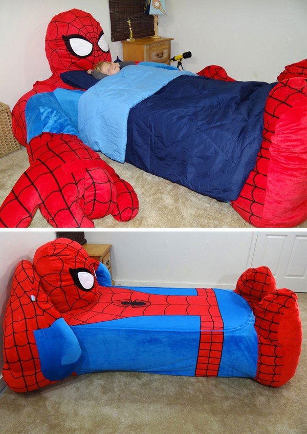 Ga trải giường hình Spider-man nhồi bông khổng lồ 2