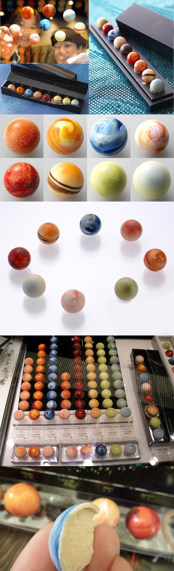Kẹo socola hình các hành tinh trong hệ mặt trời