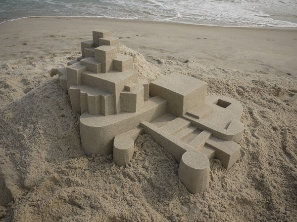 Mê mẩn trước hình khối kiến trúc làm từ cát 4