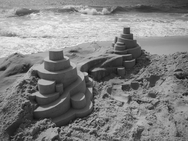Mê mẩn trước hình khối kiến trúc làm từ cát 6