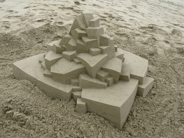 Mê mẩn trước hình khối kiến trúc làm từ cát 7