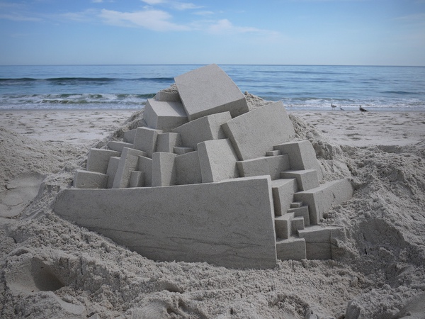 Mê mẩn trước hình khối kiến trúc làm từ cát 13
