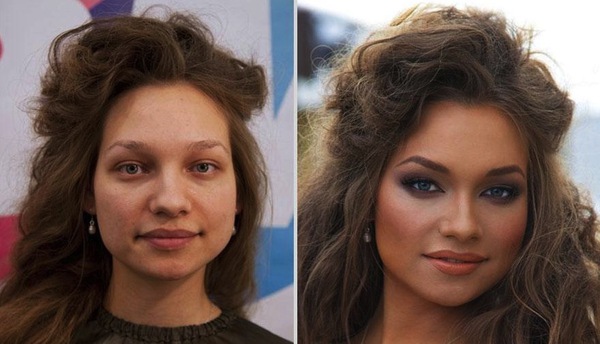 Các hình ảnh khó tin trước và sau make-up 5
