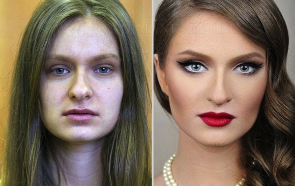 Các hình ảnh khó tin trước và sau make-up 8