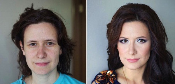 Các hình ảnh khó tin trước và sau make-up 10