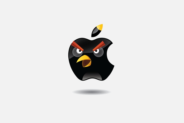 Những logo nổi tiếng theo phong cách "Angry Birds" 2