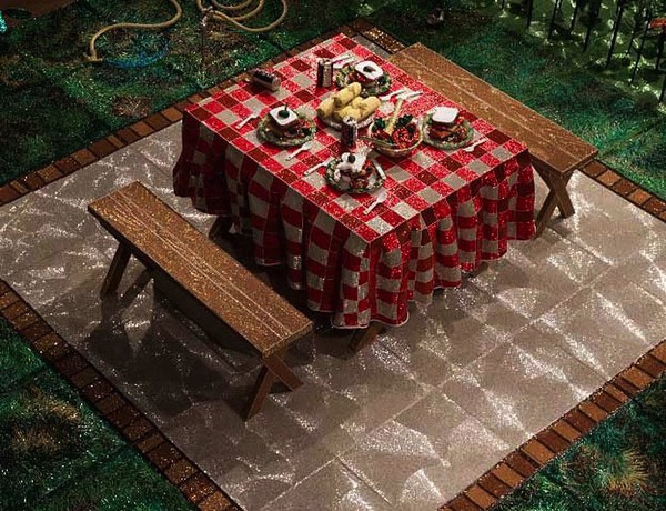 Người d&agrave;nh 5 năm để phủ 30 triệu hạt cườm l&ecirc;n bếp 14