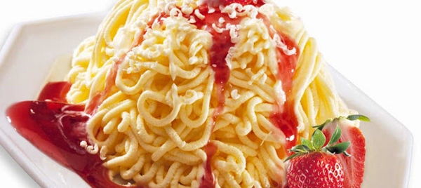 M&oacute;n spaghetti độc đ&aacute;o vừa lạnh lại vừa ngọt 1
