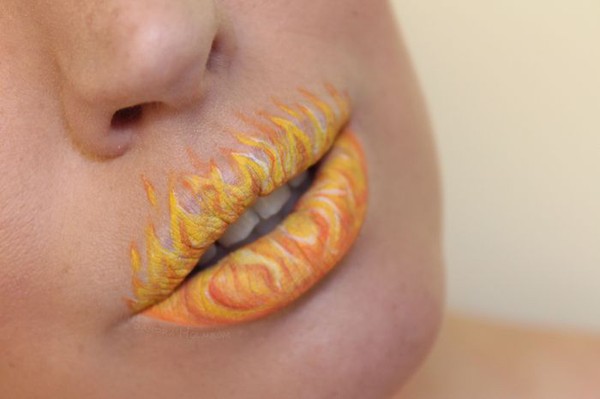 15 mẫu make-up m&ocirc;i d&agrave;nh ri&ecirc;ng cho Halloween 16
