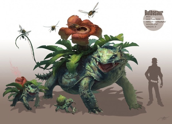 Pok&eacute;mon h&oacute;a th&agrave;nh khủng long thời tiền sử dữ tợn 1