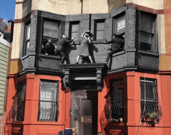 Hiện trường vụ &aacute;n tại New York ng&agrave;y ấy v&agrave; b&acirc;y giờ 1