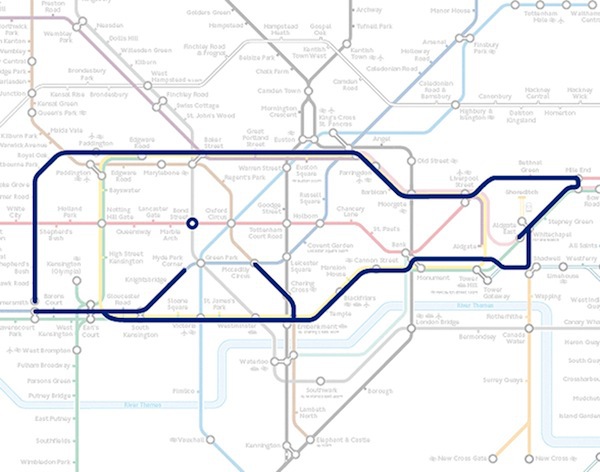 Những động vật ngộ nghĩnh "trốn" trong bản đồ tàu điện ngầm London 3