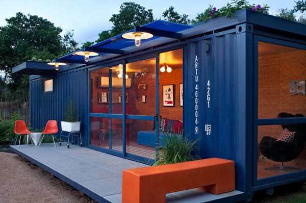 Loạt nh&agrave; si&ecirc;u đẹp l&agrave;m từ container chở h&agrave;ng 2