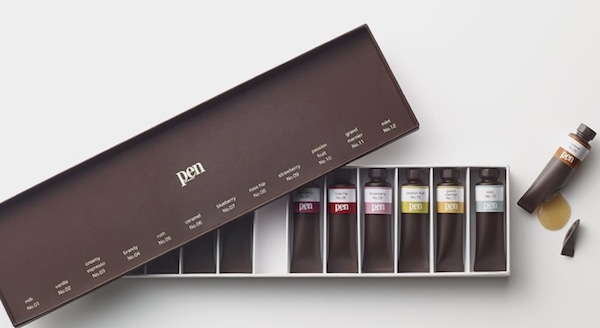 Hộp m&agrave;u nước bằng Chocolate nh&igrave;n y như thật 1