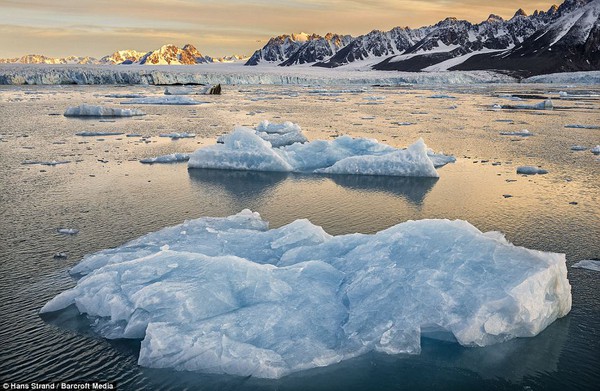 Video "tua nhanh" quá trình băng tan chảy ở Bắc Cực trong 27 năm 1