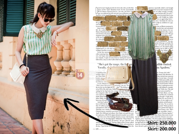 500 - 600 ng&agrave;n VND cho set đồ vừa trendy, vừa nữ t&iacute;nh 16