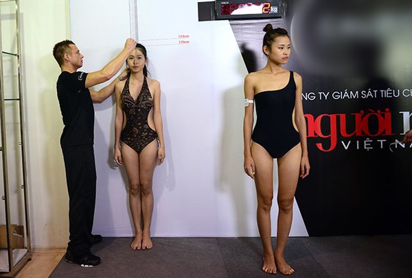 Vào phòng "cân, đo" của Vietnam's Next Top Model phía Bắc 3