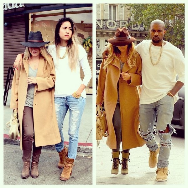 Hai cô nàng "gây sốt" khi chuyên copy style vợ chồng Kim & Kanye West 15