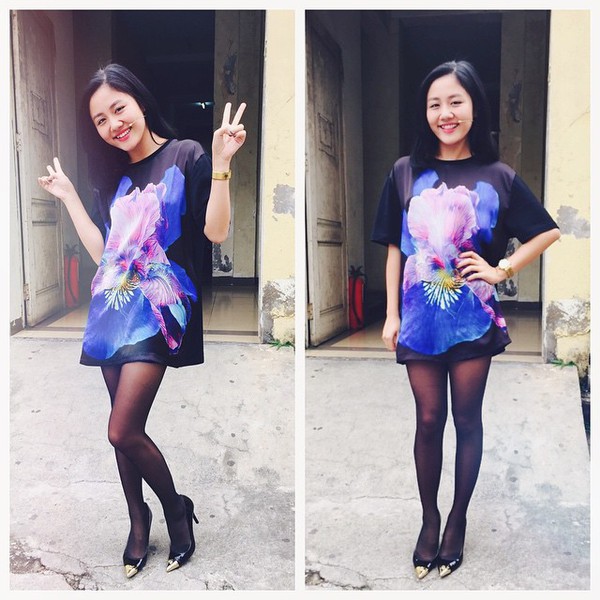Street style "mu&ocirc;n h&igrave;nh mu&ocirc;n vẻ" của sao Việt v&agrave; sao thế giới 6