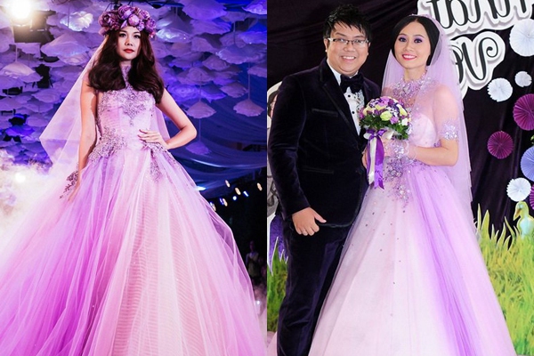 Chiêm ngưỡng loạt váy cưới của sao Việt - Hoa - Hàn kết hôn năm 2014 28